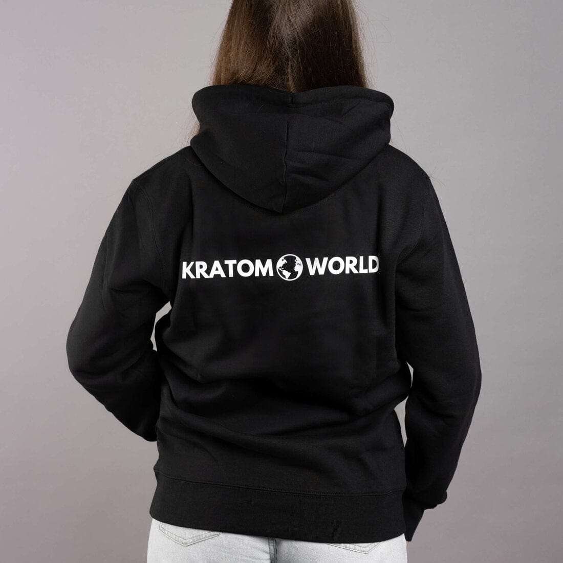 Hanorac verde pentru femei de la Kratom World, cu design confortabil