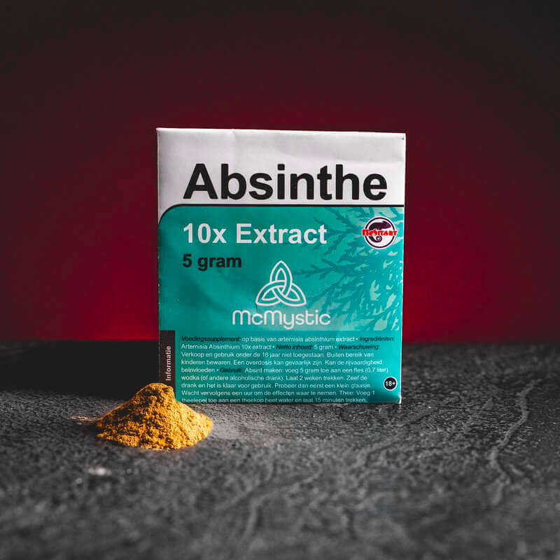 Extract de pelin Artemisia absinthium de la Kratom World, prezentat în ambalajul original