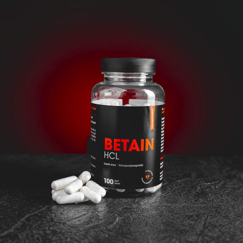 Supliment cu betaină HCl de la Kratom World, formulat pentru susținerea digestiei
