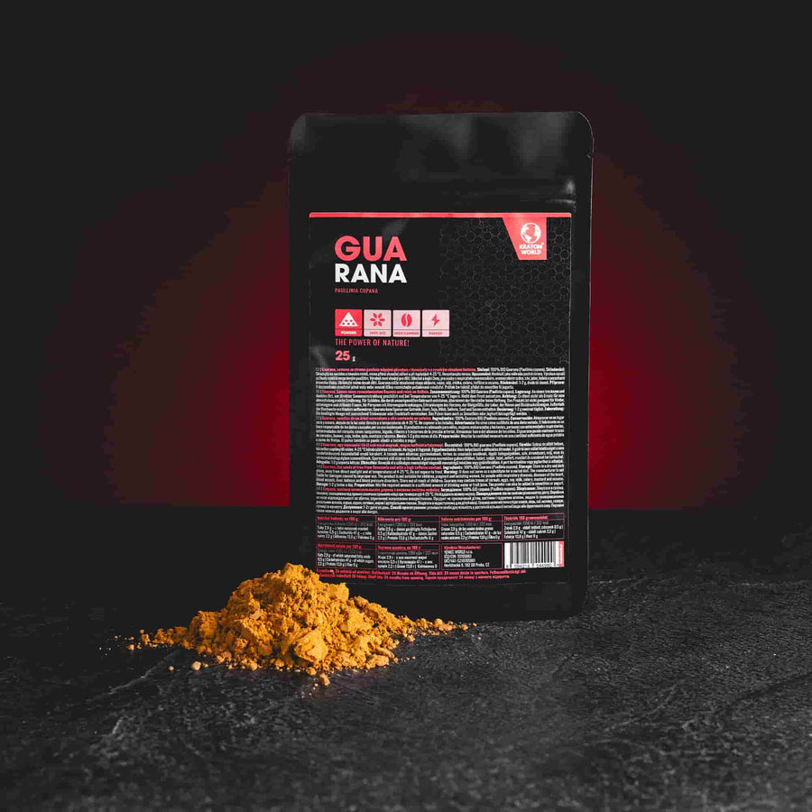 Bio Guarana 22 de la Kratom World, sursă naturală de cofeină
