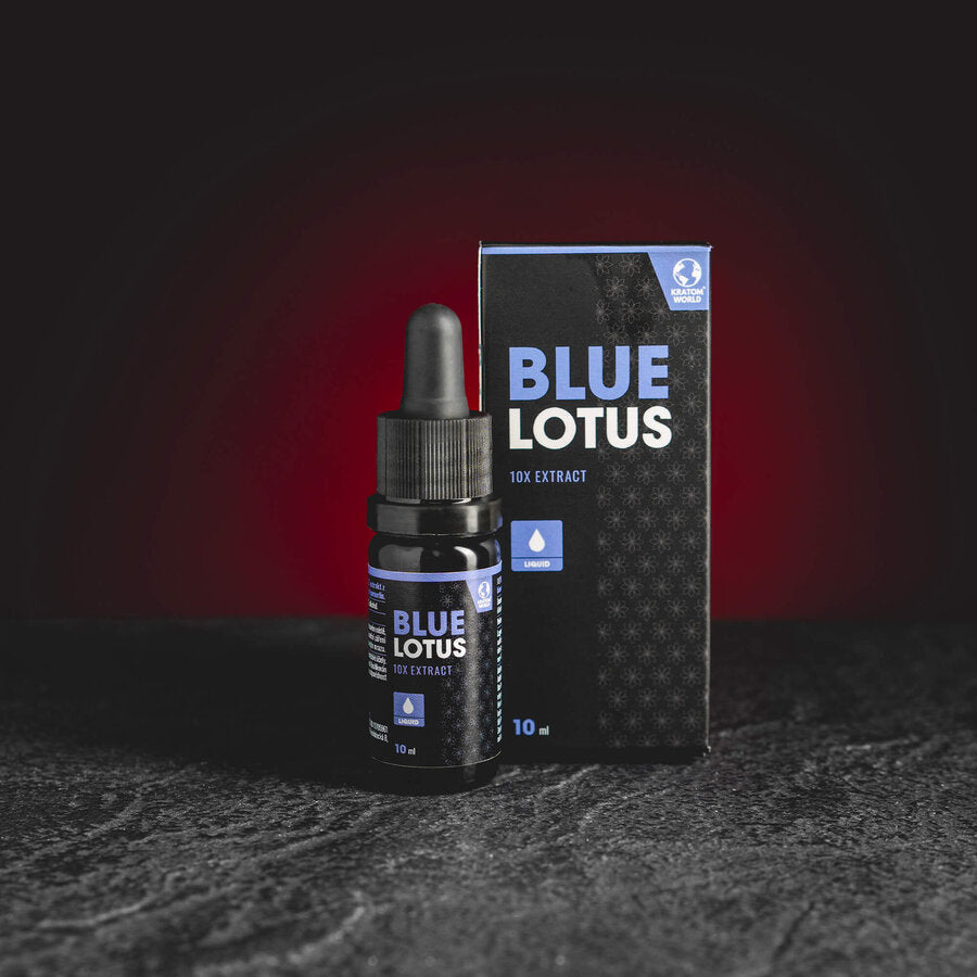 Extract 10X de nufăr albastru Blue Lotus, prezentat în ambalajul original