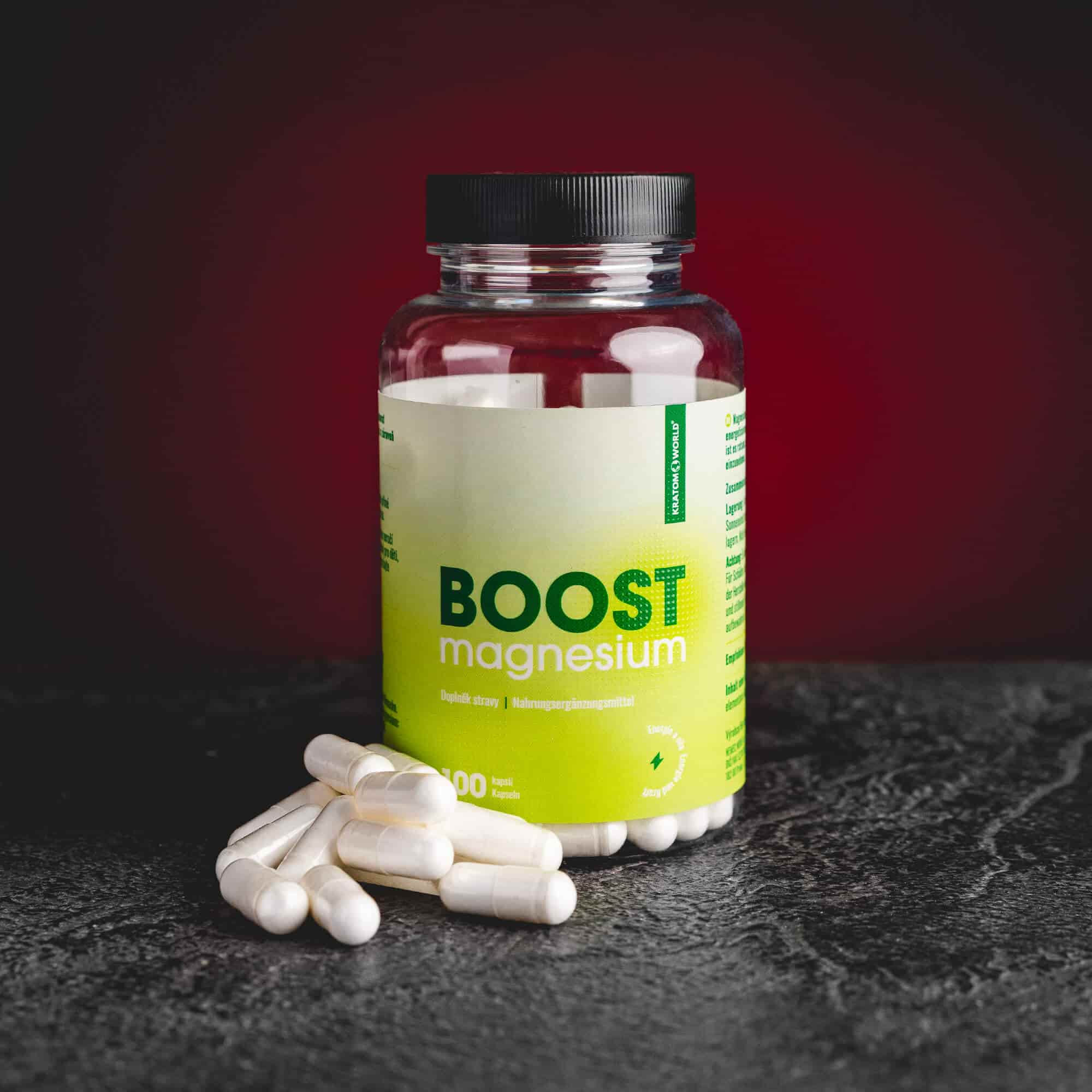 Supliment Boost Magnesium cu malat de magneziu de la Kratom World