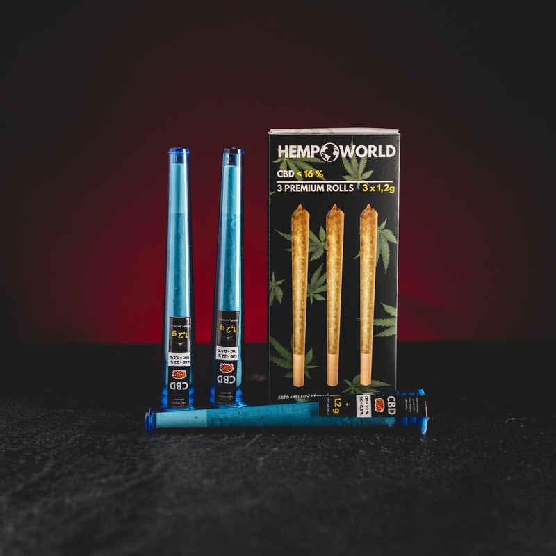 Pachet cu 3 preroll-uri CBD Rolls 16 de la Kratom World