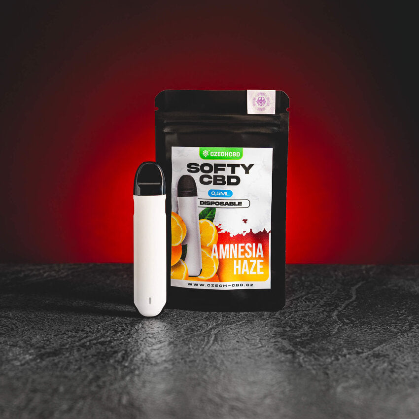 Set vape Softy CBD Amnesia Haze de 0,5 ml