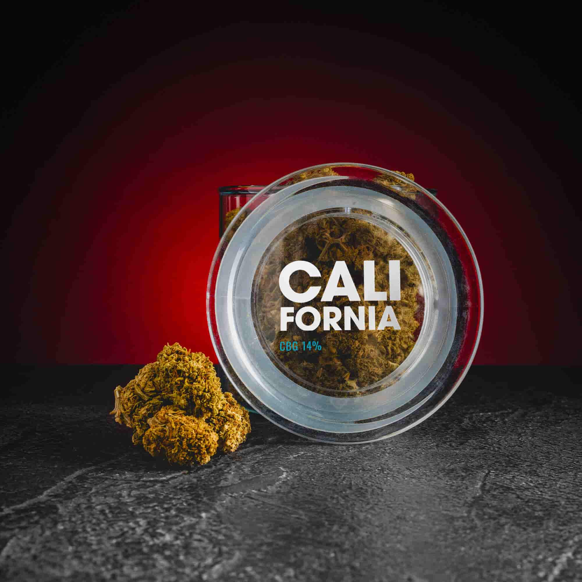 Flori California CBG de la Kratom World, prezentate în ambalajul original