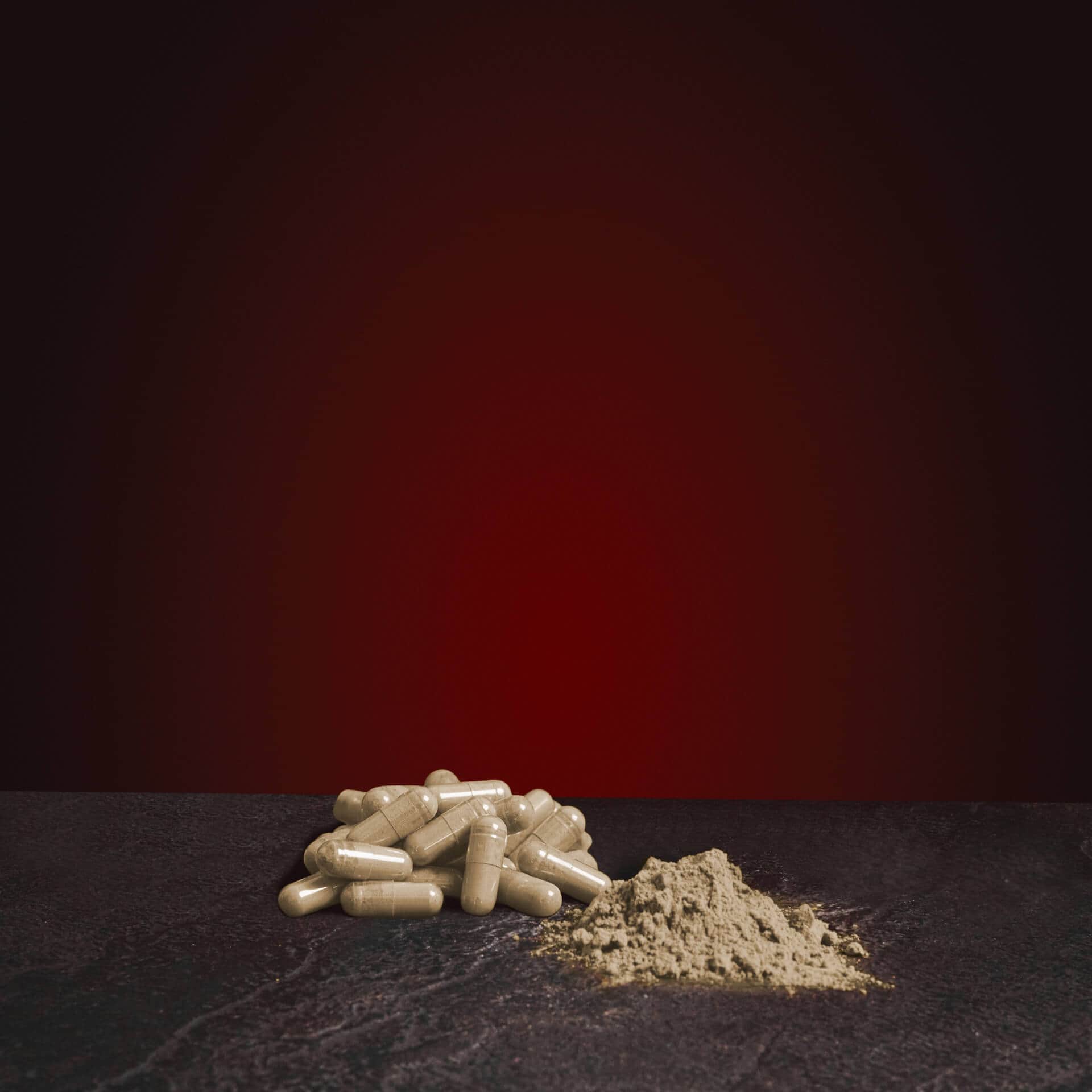 Capsule cu ashwagandha de la Kratom, prezentate în ambalajul original
