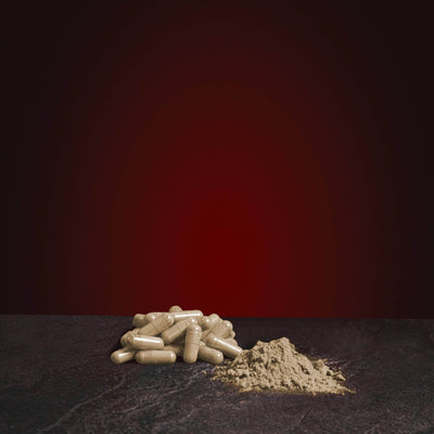 Capsule cu ashwagandha de la Kratom, prezentate în ambalajul original