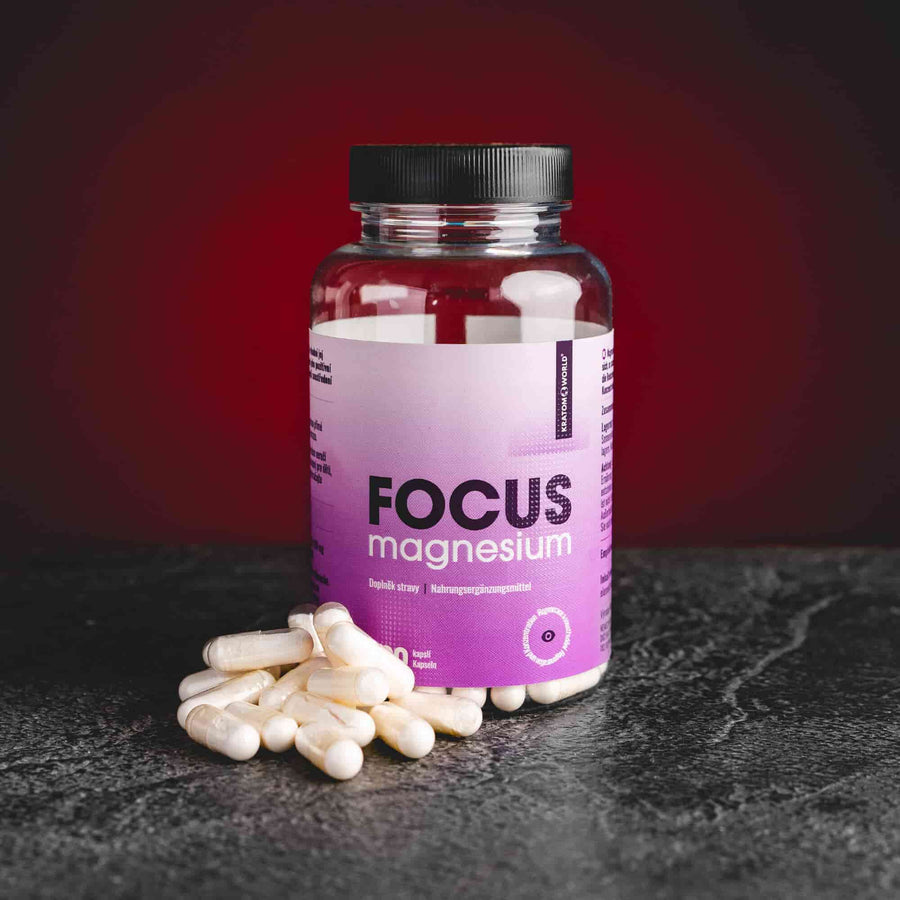 Supliment Focus Magnesium cu bisglicinat de magneziu de la Kratom World