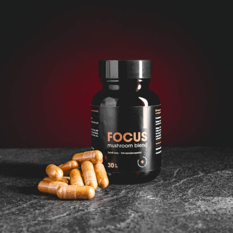 Amestec de ciuperci Reishi și Lion’s Mane de la Kratom World, conceput pentru concentrare și o stare de calm mental