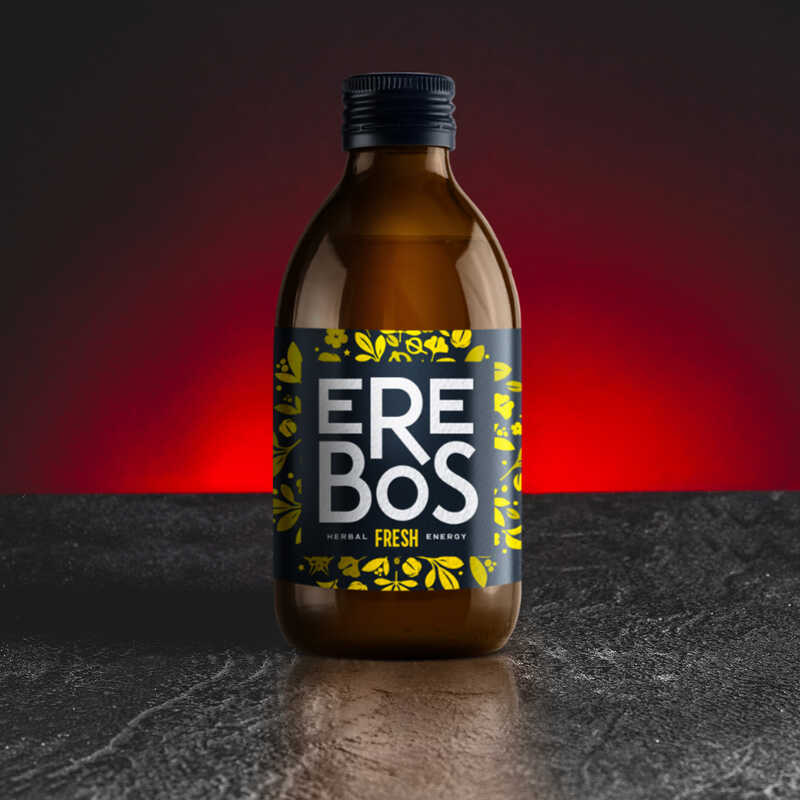 Băutură naturală Fresh Erebos, prezentată ca variantă energizantă și răcoritoare