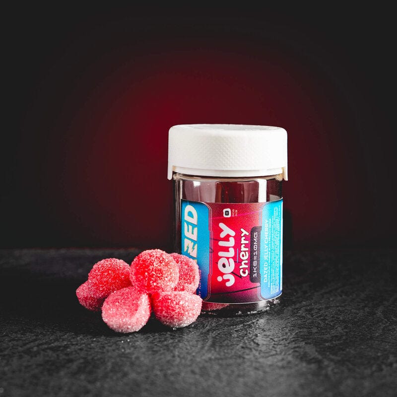 Dazed Jelly Cherry 10 cu CBD de la Kratom World, cu aromă de cireșe