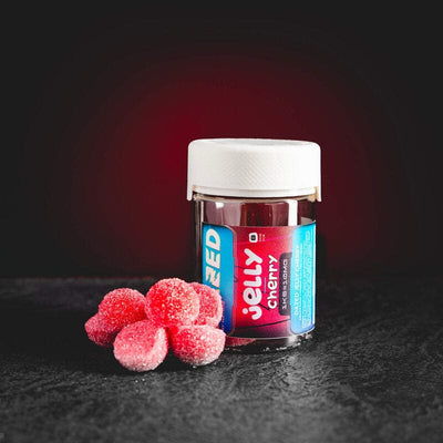 Dazed Jelly Cherry 10 cu CBD de la Kratom World, cu aromă de cireșe