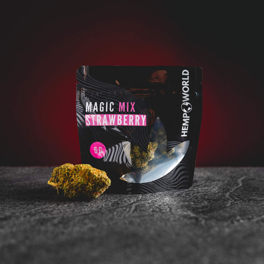 Flori Magic Mix Strawberry Ice Cream cu Magic Sauce și CBD de la Kratom World
