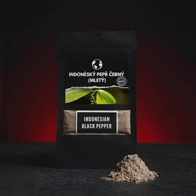 Piper negru indonezian de la Kratom World, prezentat în ambalajul original