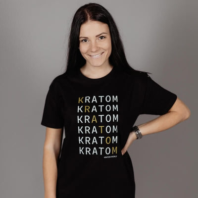 Tricou pentru femei Kratom World cu design Kratom