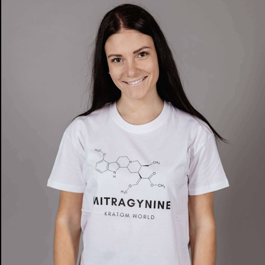 Tricou pentru femei Kratom World cu design Mitragynine