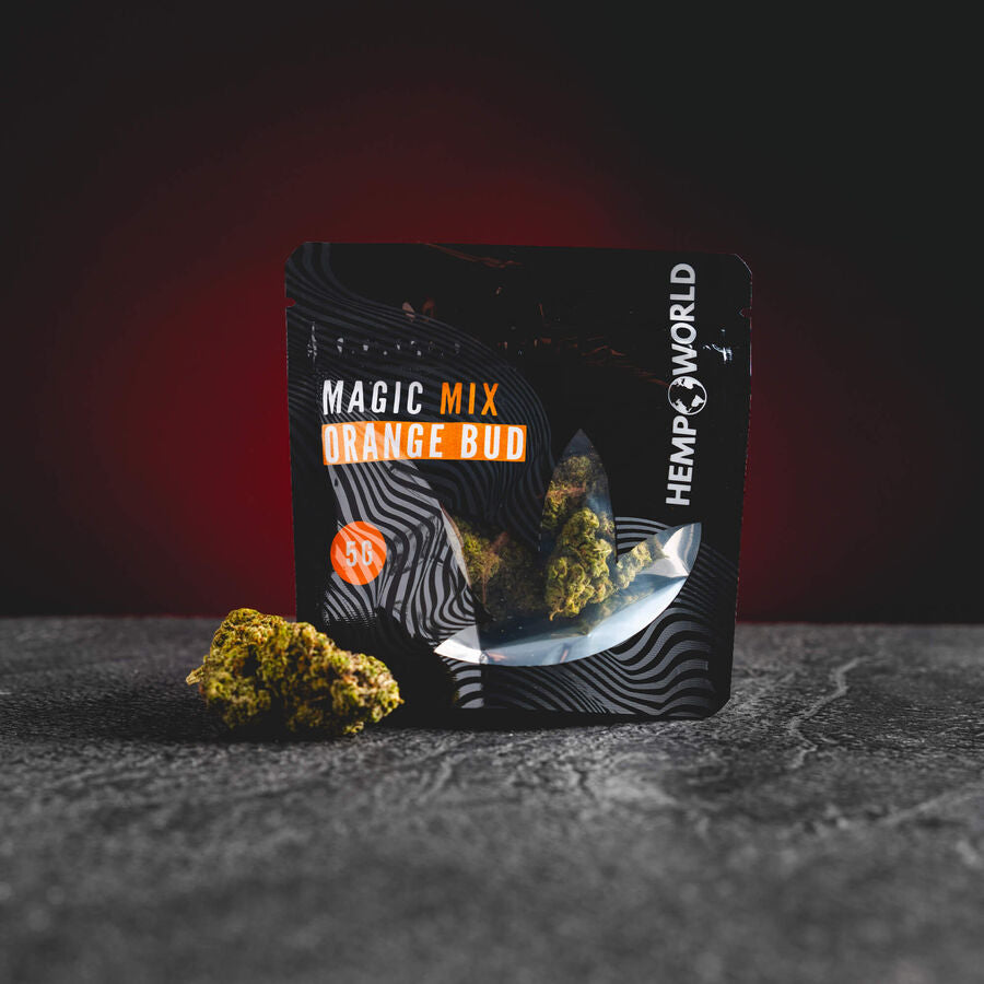 Flori Magic Mix Orange Bud cu Magic Sauce, HHC și CBD de la Kratom World