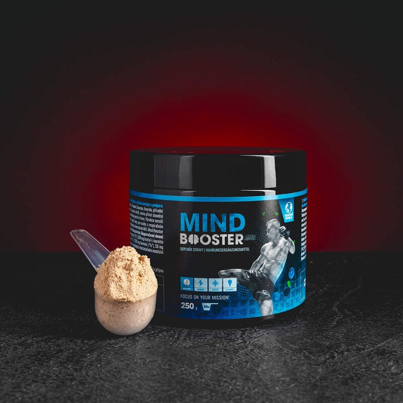 Mind Booster de la Kratom World din colecția Brichta, prezentat în ambalajul original