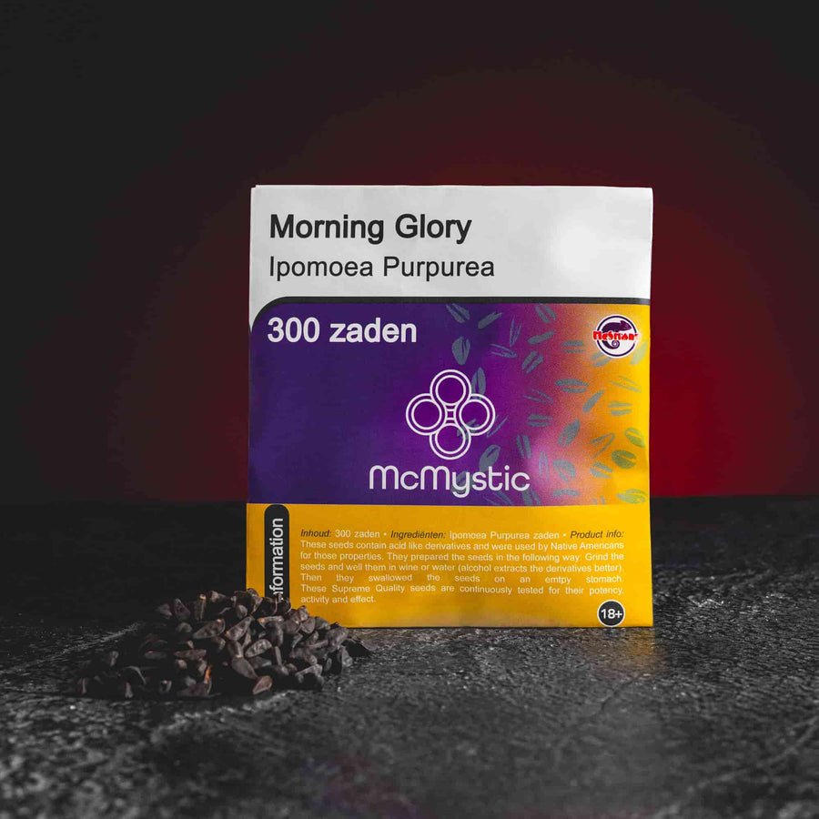 Semințe Morning Glory de la Kratom World, prezentate în ambalajul original