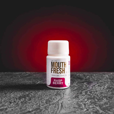 Picături pentru igiena orală Mouth Fresh Raspberry cu CBD și CBG de la Kratom World