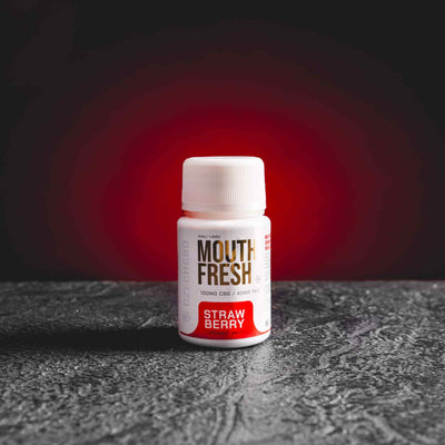 Picături pentru igiena orală Mouth Fresh Strawberry cu CBD și CBG de la Kratom World