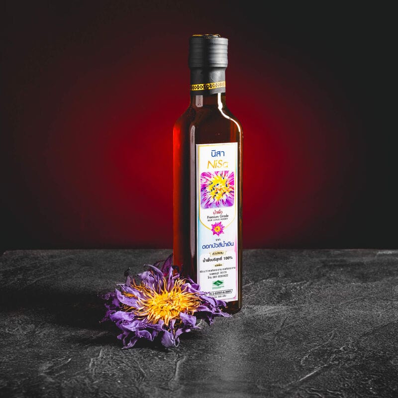 Ulei Nisa cu nufăr albastru și miere, produs cu extract de nufăr albastru