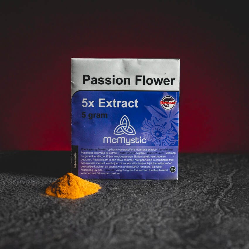 Extract de Passiflora Passion Flower de la Kratom World, prezentat în ambalajul original