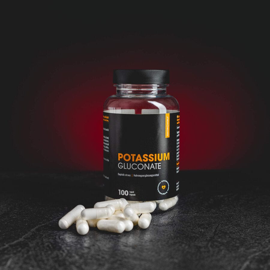 Gluconat de potasiu de la Kratom World, supliment destinat completării aportului de potasiu