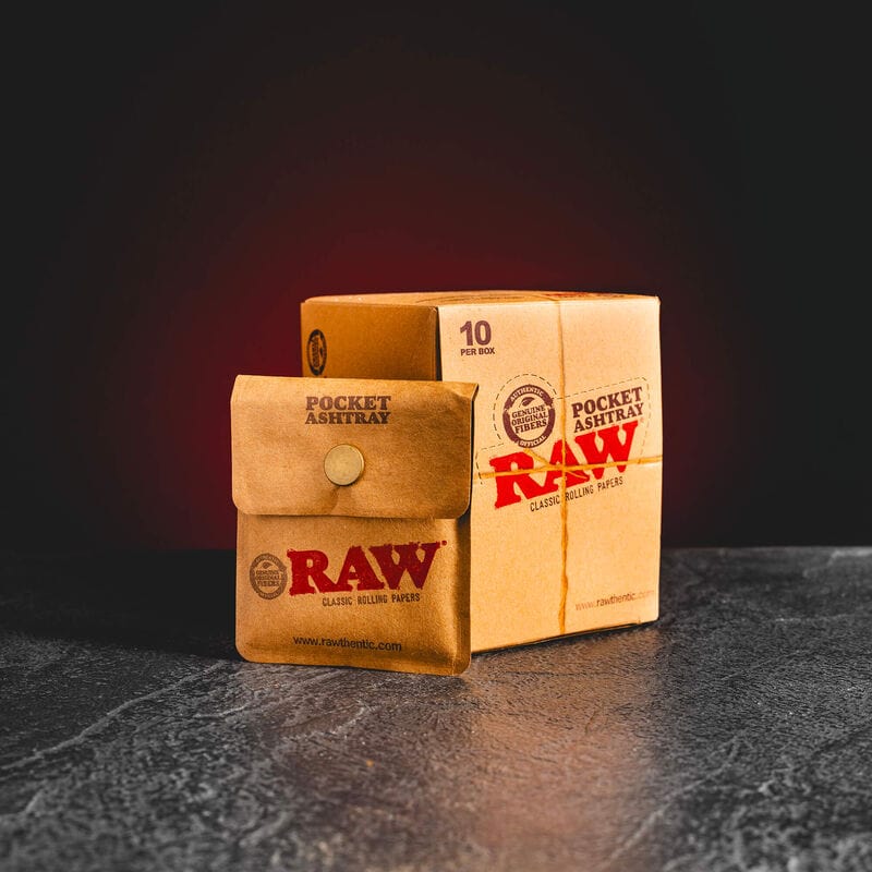 Scrumieră de buzunar RAW compactă de la Kratom World CBD
