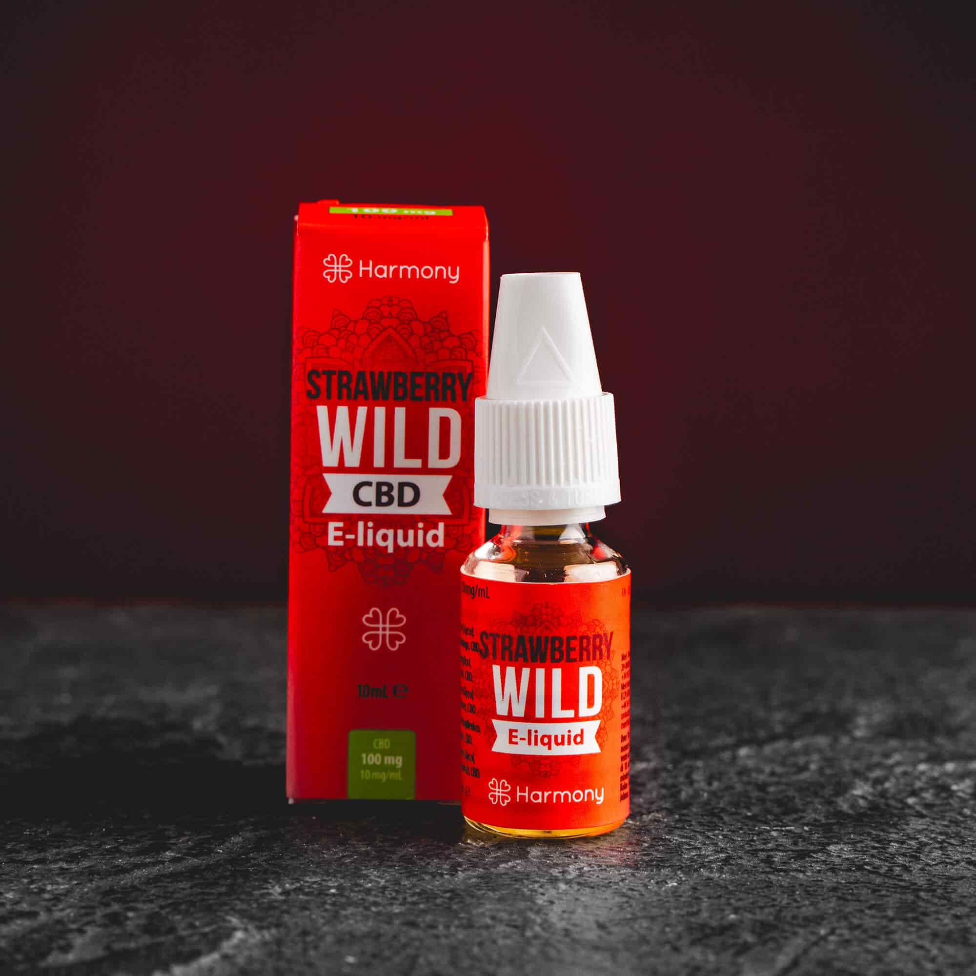 E-lichid CBD Strawberry pentru țigări electronice de la Kratom World, cu aromă de căpșuni