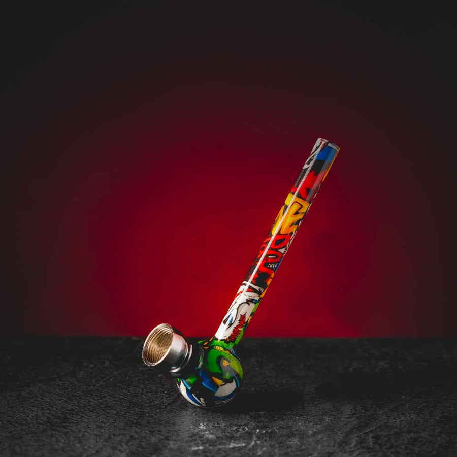 Pipă din sticlă Tar Catching Dry Pipe 3 pentru utilizarea cu produse CBD