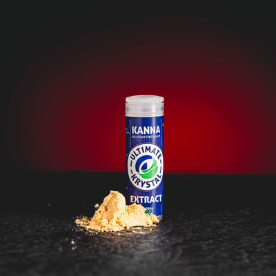 Extract concentrat de Kanna Sceletium tortuosum de la Kratom World, în formă de cristale