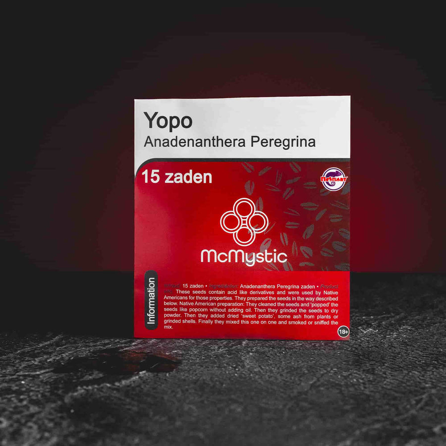 Semințe Yopo de la Kratom World, prezentate în ambalajul original