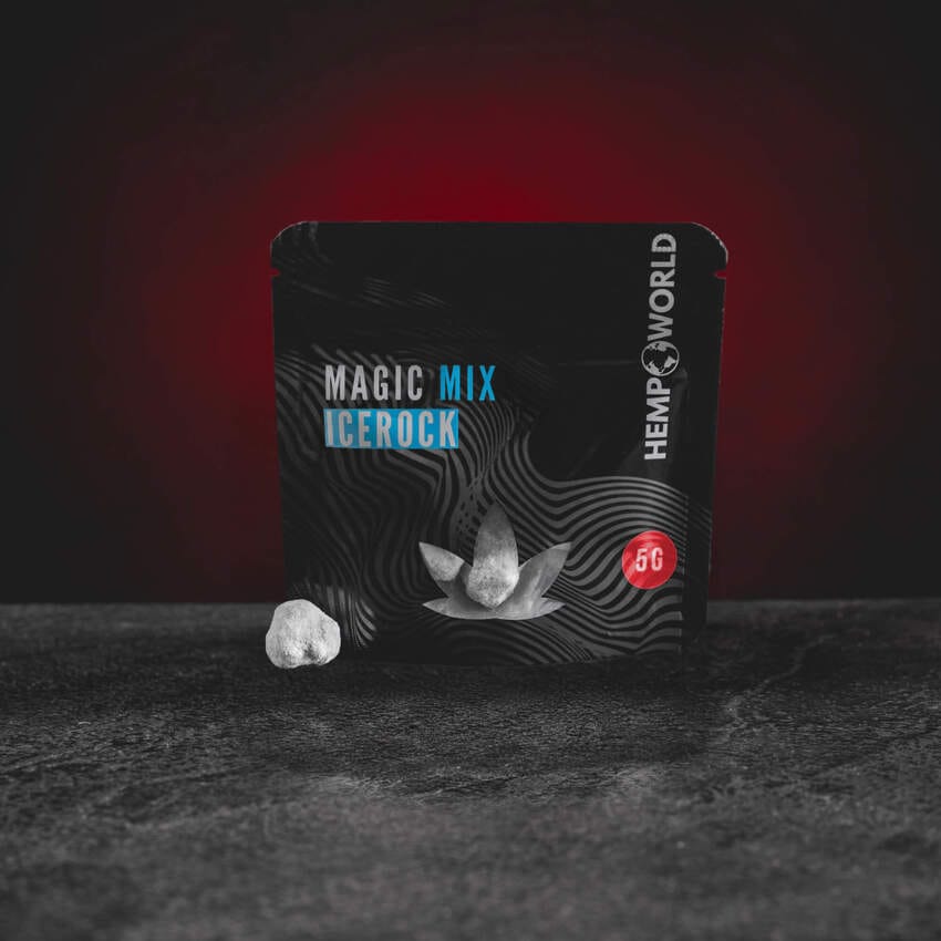 CBD Magic Mix Icerock Buds Kratom World, mix magic premium cu profil canabinoid
