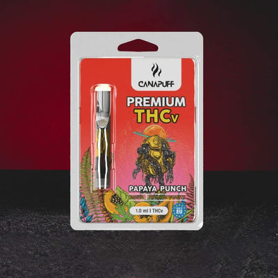 Canalogy Canapuff THV Cartridge Papaya Punch Kratom World, cartridge 1ml cu aromă Papaya Punch