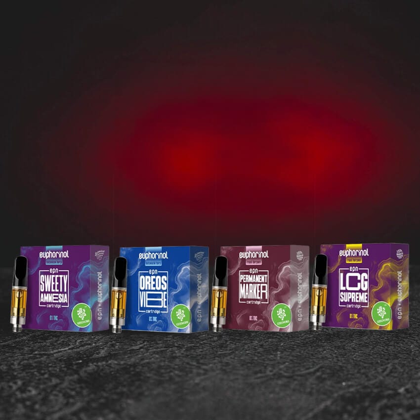 Set EPN Cartridge Kratom World, 4 variante cu canabinoid nou semisintetic din SUA și profil euforic revigorant