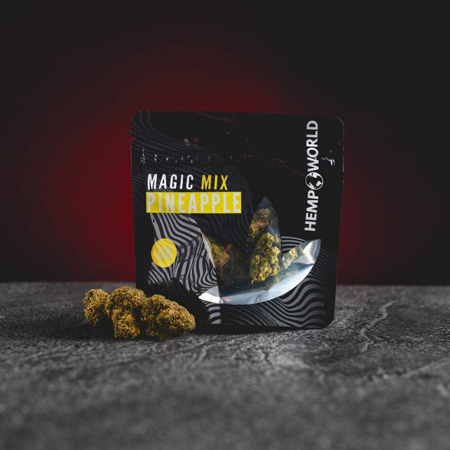 Magic Mix Pineapple Kratom World, buds CBD cu aromă Pineapple din oferta Magic Mix