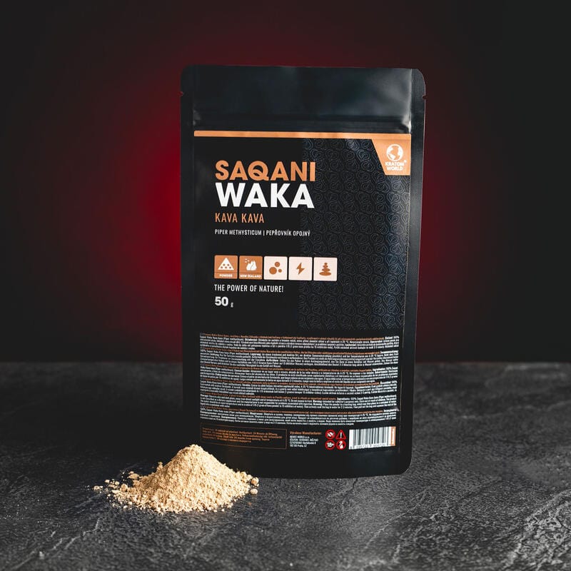 Kava Kava Saqani Waka Tonga de la Kratom World, obținută din rădăcini atent selecționate.