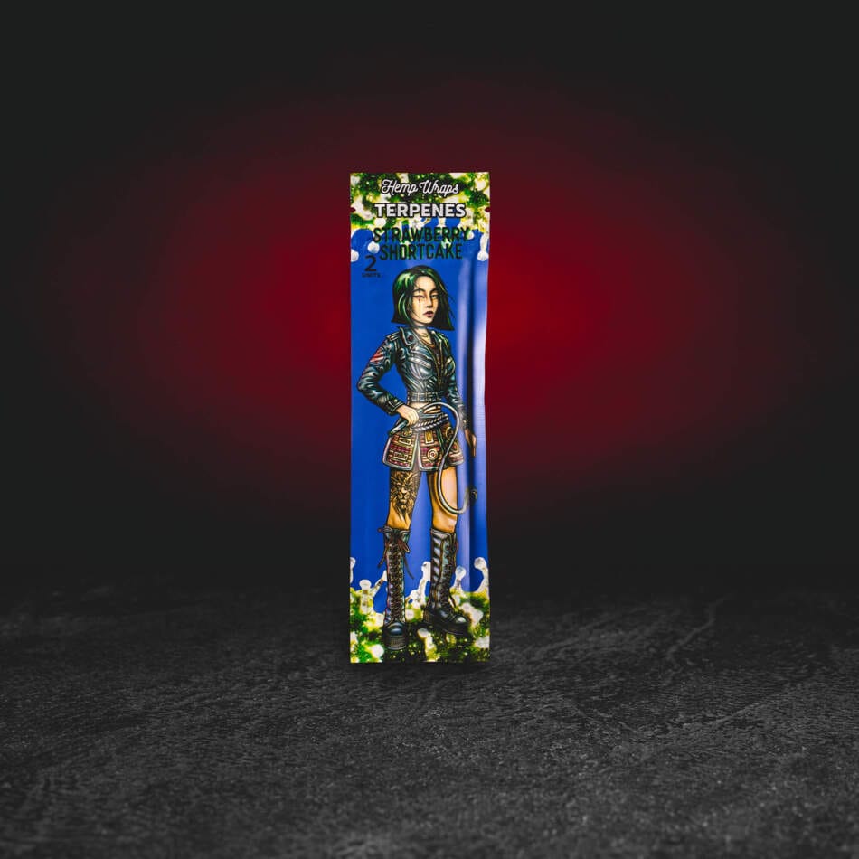 Lion Rolling Circus Wrap de cânepă cu căpșuni, 2 bucăți - wrap de cânepă cu terpene și aromă dulce de căpșuni