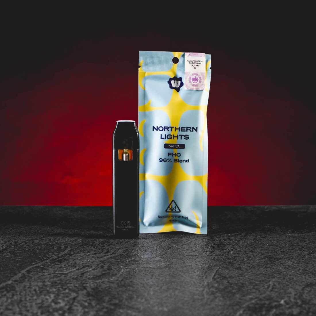 PHC Vape 96% 1ml Kratom World Northern Lights cu profil clasic, pământos și aromă intensă