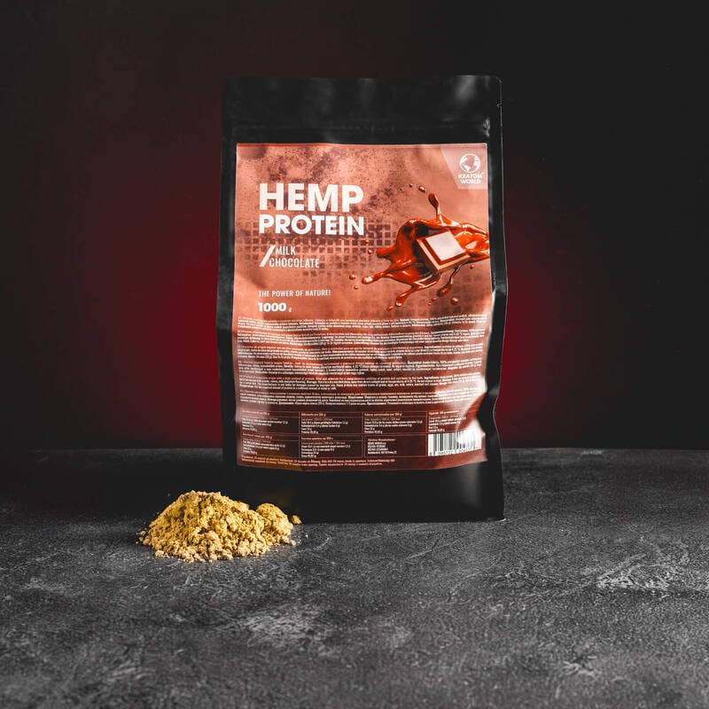 Proteină din cânepă cu aromă de ciocolată de la Kratom World.