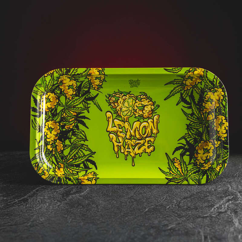 Best Buds Lemon Haze Rolling Tray Kratom World, tavă pentru rulare