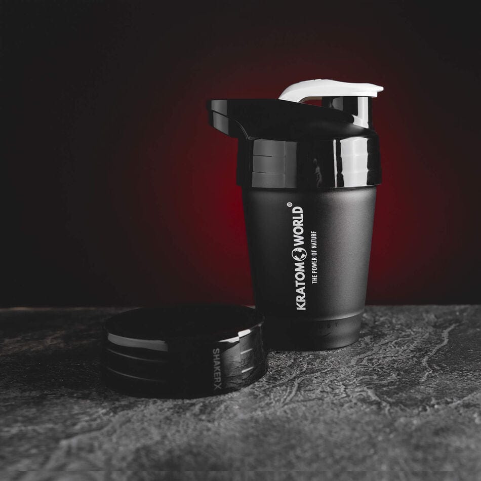 ShakerX 2in1 Kratom World, shaker fitness pentru amestecare