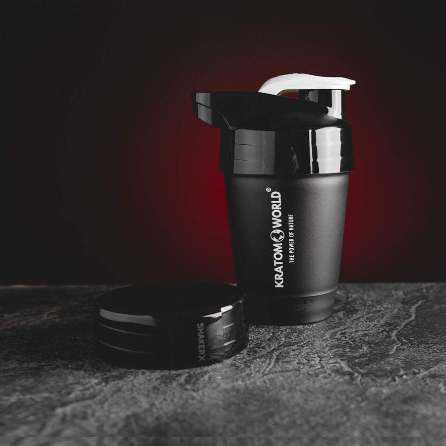 ShakerX 2in1 Kratom World, shaker fitness pentru amestecare