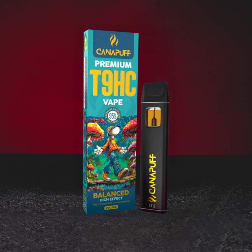 T9HC Vape 95% 1ml Kratom World, vape de unică folosință cu canabinoid nou T9HC și profil echilibrat