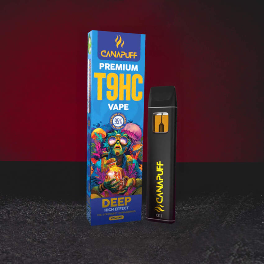 T9HC Vape 95% 1ml Kratom World, vape de unică folosință cu canabinoid nou T9HC și profil profund
