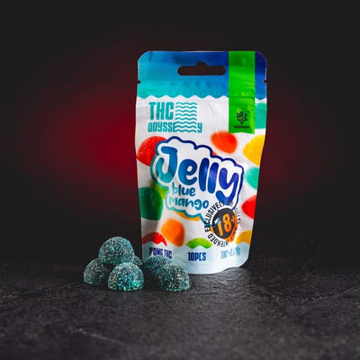 TH Odyssey Jelly Blue Mango Kratom World, jeleu legal de colecție EU cu 70mg
