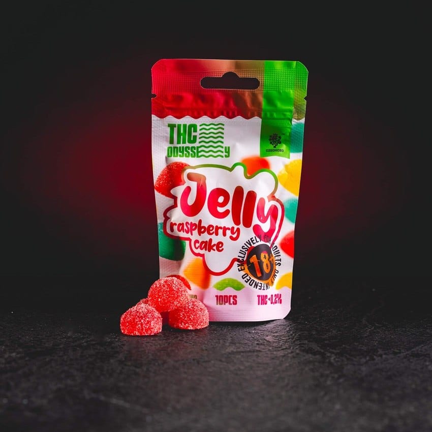 TH Odyssey Jelly Raspberry Cake Kratom World, jeleu legal de colecție EU s 70mg