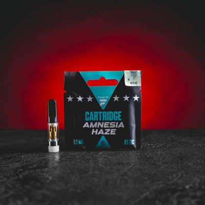 THF Cartridge Kratom World Amnesia Haze cu aromă citrică și profil sativa