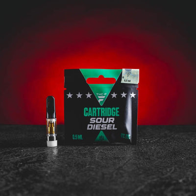 THF Cartridge Kratom World Sour Diesel cu aromă sativa energizantă
